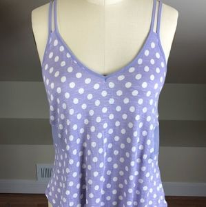 Urban Outfitters Lilac Polkadot Tank Top